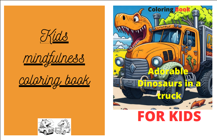 adorable dinosaurs coloring book